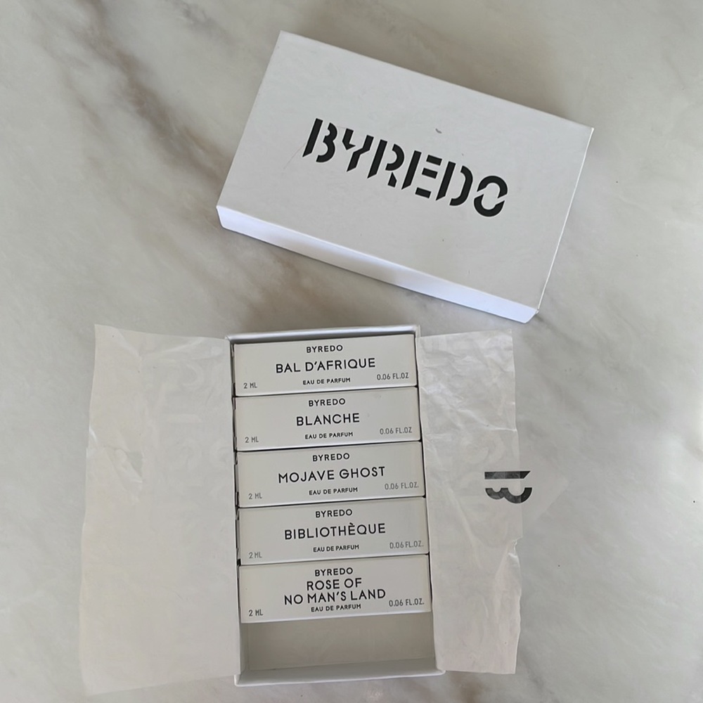 Byredo perfume sample set